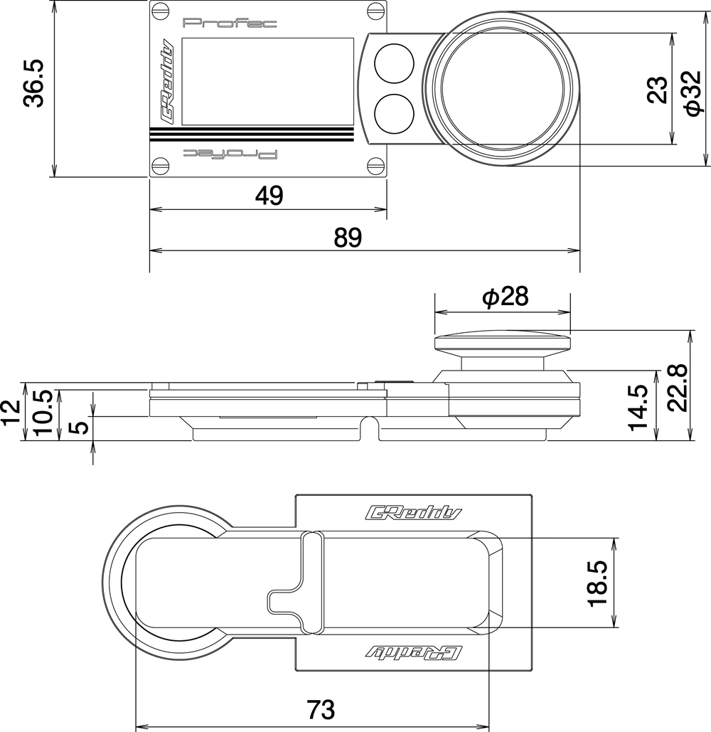 GReddy Profec - Electronic Boost Controller (OLED)